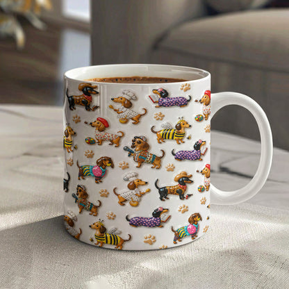 Dachshund 11Oz Mug Dashing Dachshund Dreams