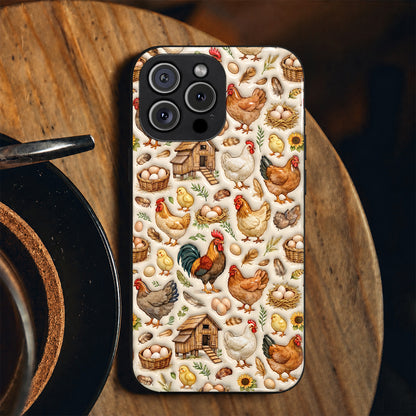 Chicken Phone Case Farmhouse Chicken Harvest