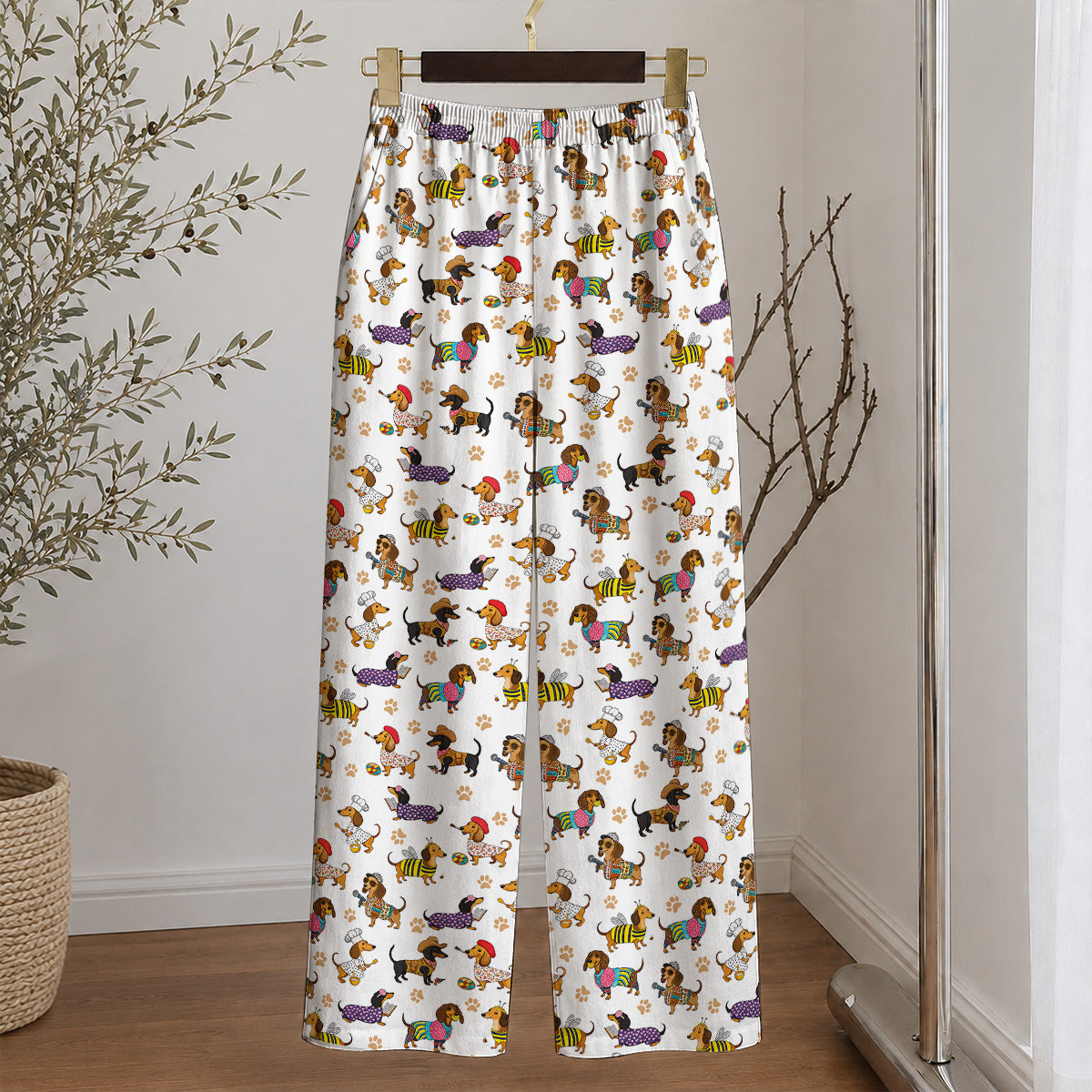 Dachshund Lounge Pants Dashing Dachshund Dreams