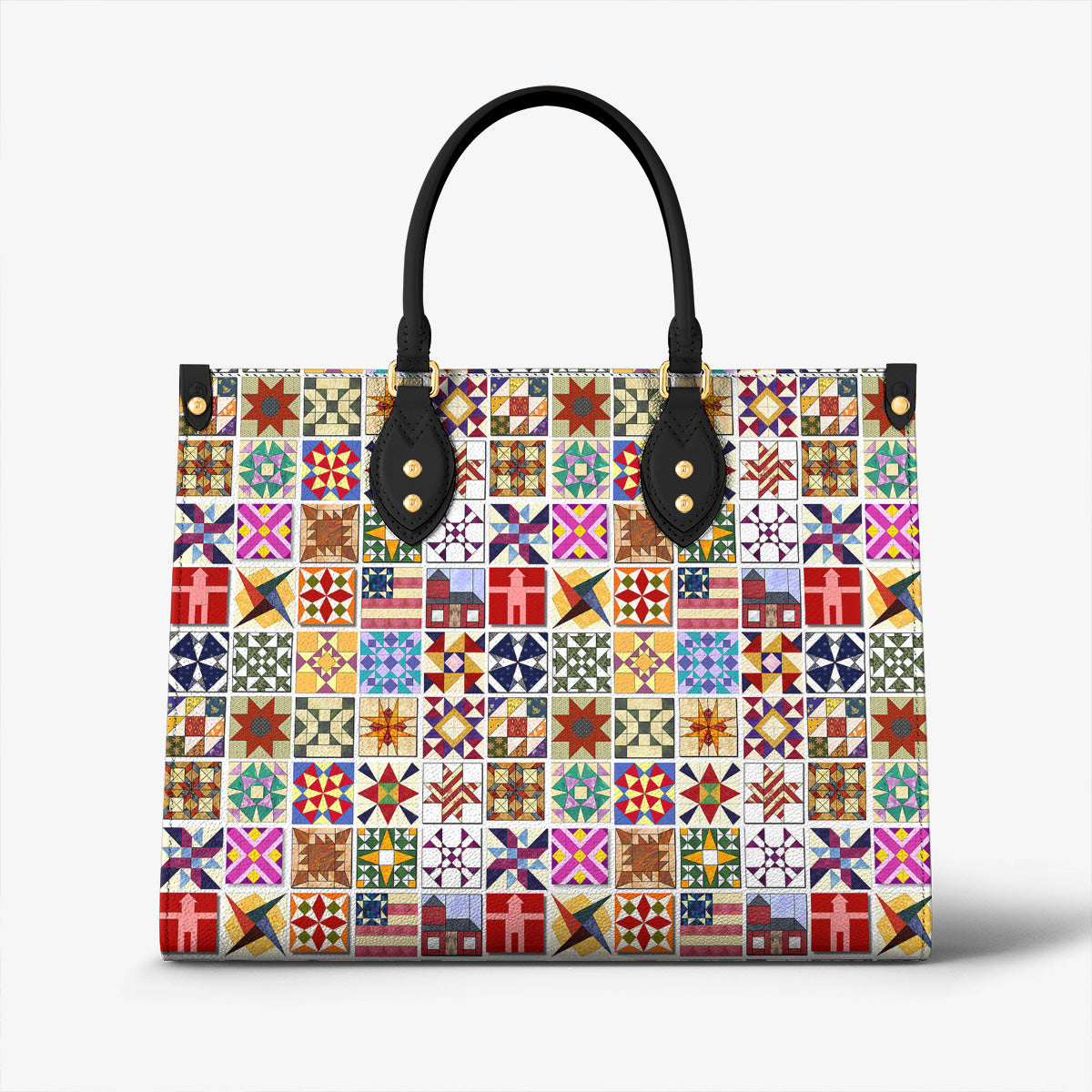 Sewing Lover Leather Handbag Quilt Blocks