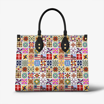 Sewing Lover Leather Handbag Quilt Blocks