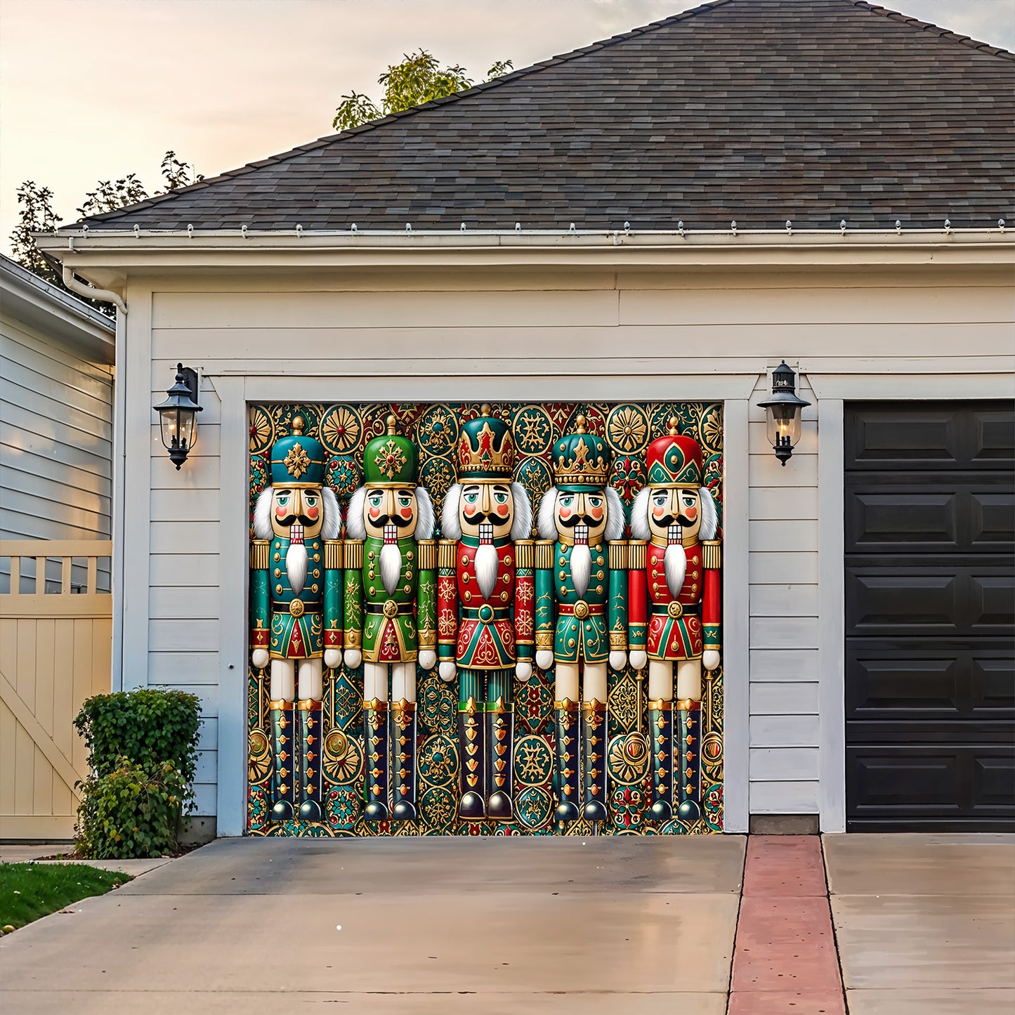 Christmas Garage Door Banner Decoration - The Royal Nutcracker Assembly