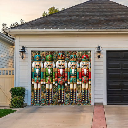 Christmas Garage Door Banner Decoration - The Royal Nutcracker Assembly
