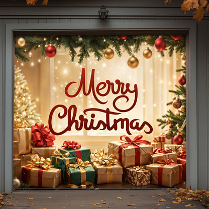 Christmas Garage Door Banner Decoration - Merry Christmas Magic