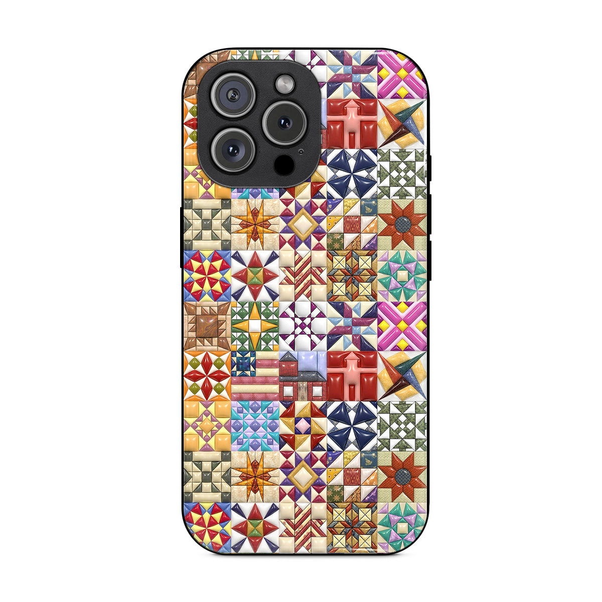 Sewing Lover Phone Case Quilt Blocks
