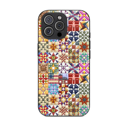 Sewing Lover Phone Case Quilt Blocks