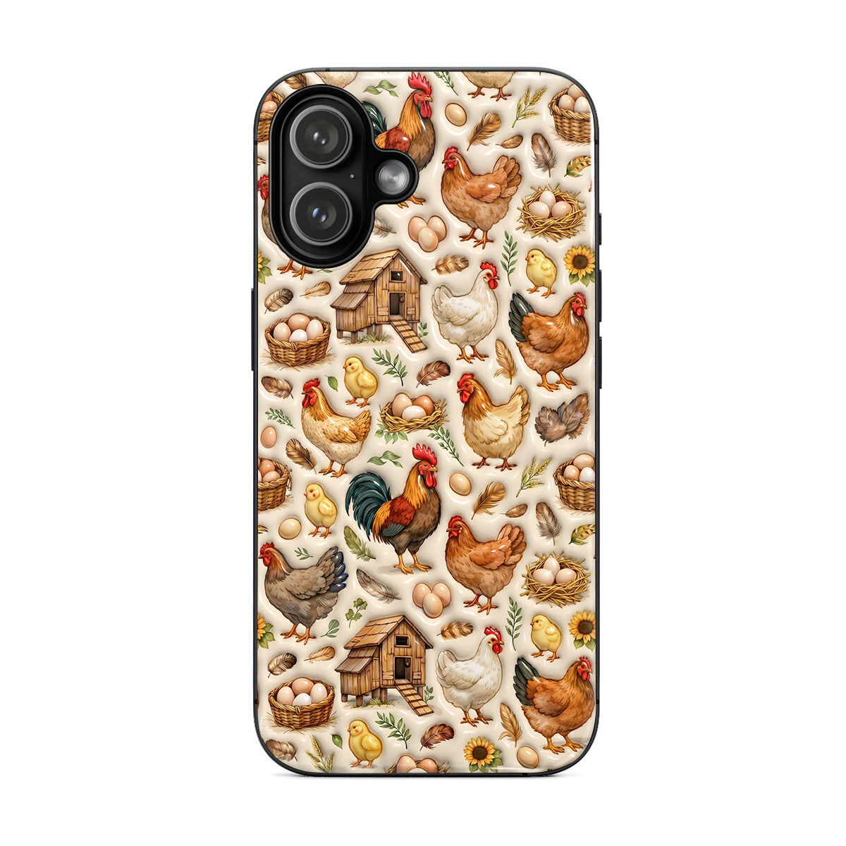 Chicken Phone Case Farmhouse Chicken Harvest