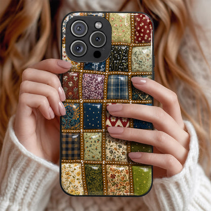 Sewing Lover Phone Case Vintage Patchwork Garden Dreams