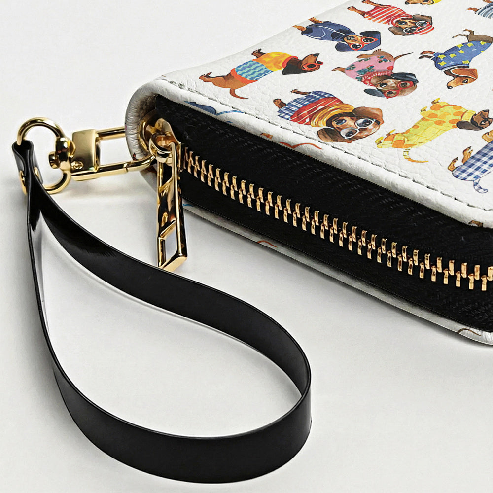 Dachshund Leather Wallet Amazing Stylish Dachshunds