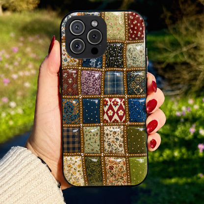 Sewing Lover Phone Case Vintage Patchwork Garden Dreams