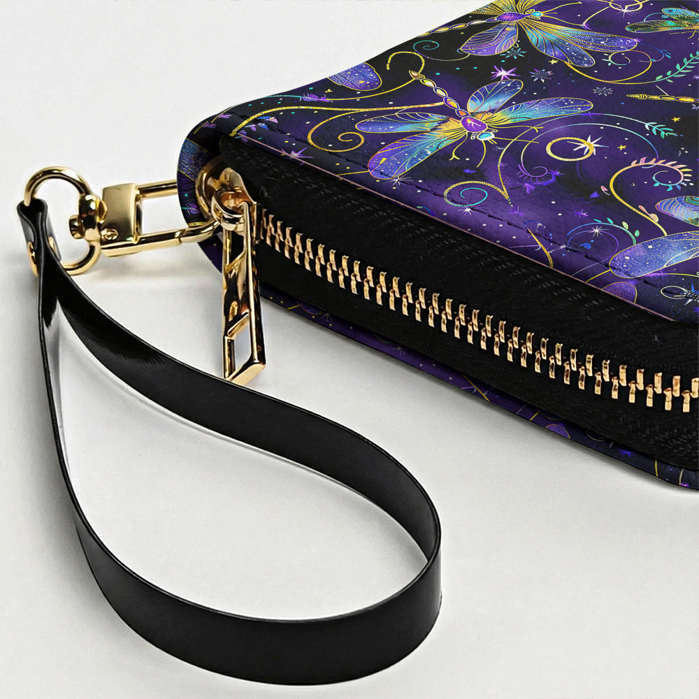 Dragonfly Leather Wallet Mystical Dragonflies