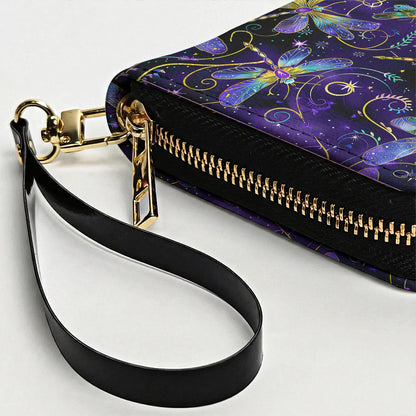 Dragonfly Leather Wallet Mystical Dragonflies