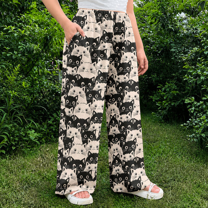 Cat Lounge Pants Cute Fat Cats