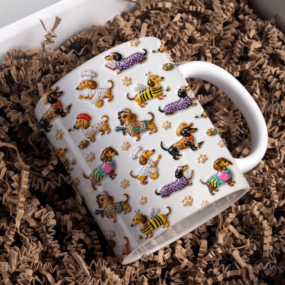 Dachshund 11Oz Mug Dashing Dachshund Dreams