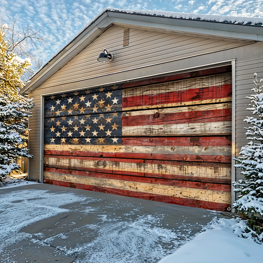 250th Anniversary Garage Door Banner Decoration - Rust & Glory