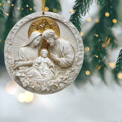 God 2D Acrylic Ornament - Heavenly Peace