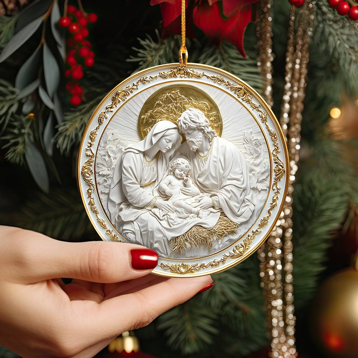 God 2D Acrylic Ornament - Celestial Grace