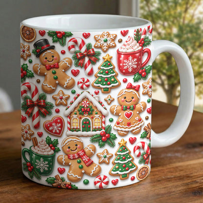 Gingerbread Ceramic Mug Sweet Gingerbread Christmas
