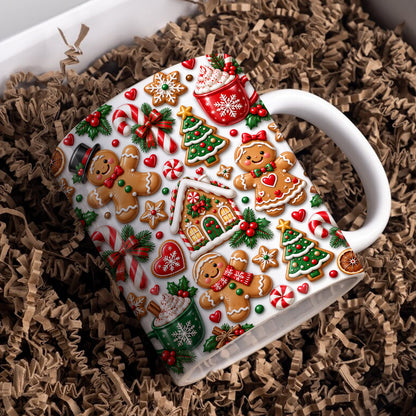 Gingerbread Ceramic Mug Sweet Gingerbread Christmas