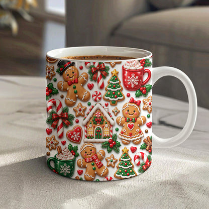 Gingerbread Ceramic Mug Sweet Gingerbread Christmas