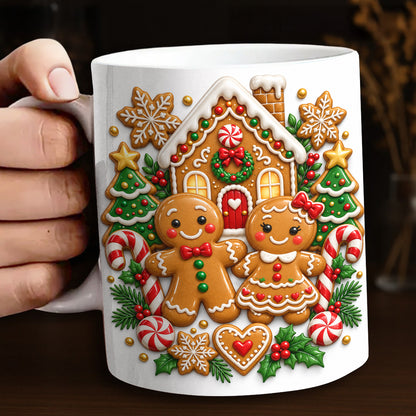 Gingerbread Ceramic Mug Sweethearts Cottage