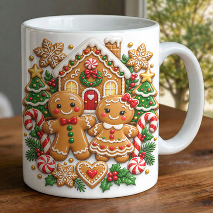 Gingerbread Ceramic Mug Sweethearts Cottage