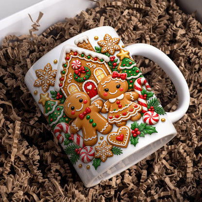 Gingerbread Ceramic Mug Sweethearts Cottage