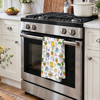 Gardening Is My Therapy Kitchen Towel