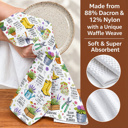 Gardening Is My Therapy Kitchen Towel