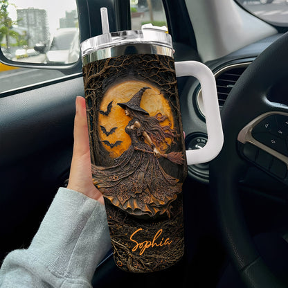 Witch 40 oz Tumbler Personalized Witch of the Amber Moon