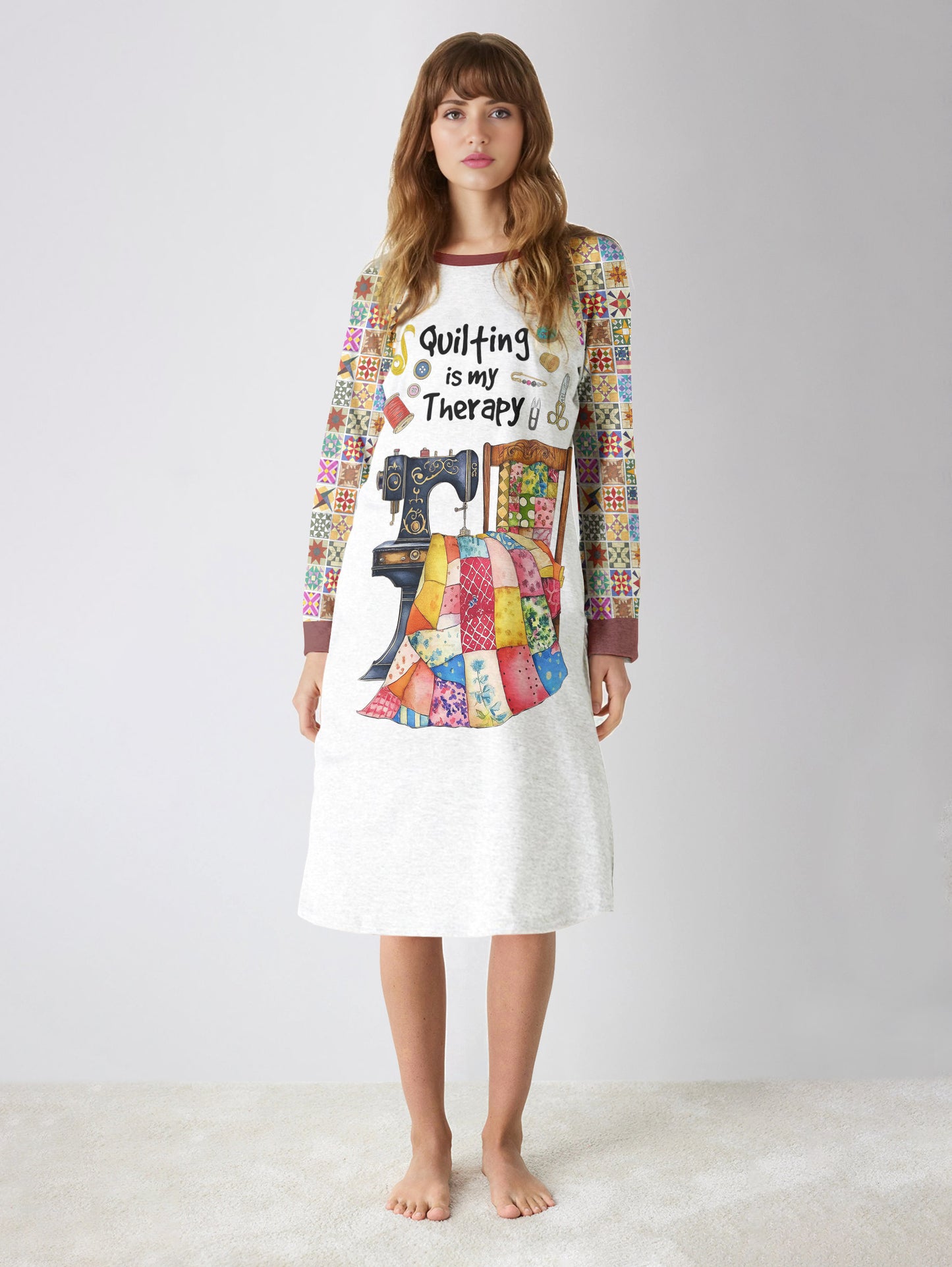Sewing Lover Raglan Dress Quilting Is My Therapy Quilt Blocks