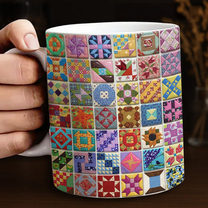 Sewing Lover 11Oz Mug Patchwork Melody