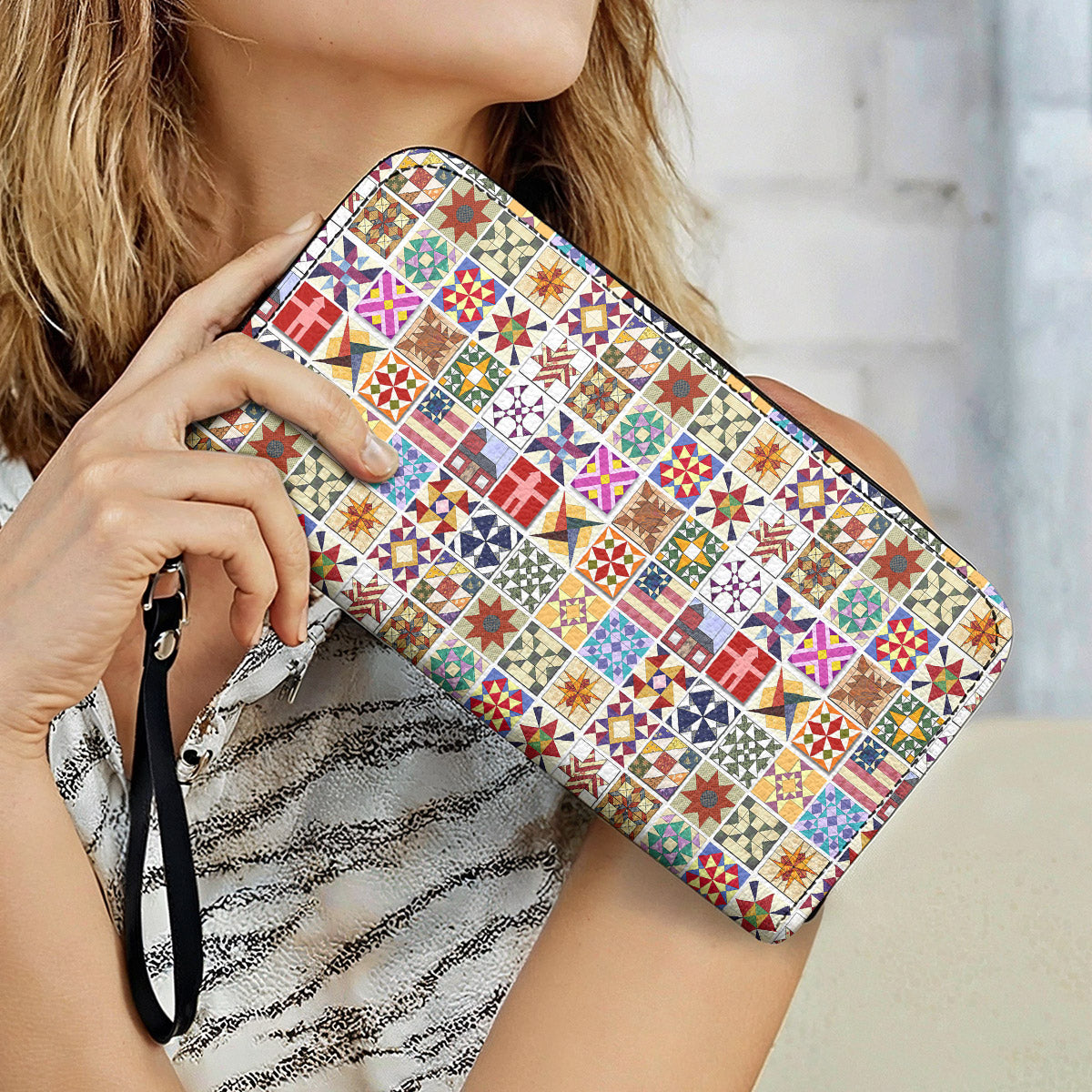 Sewing Lover Leather Wallet Quilt Blocks