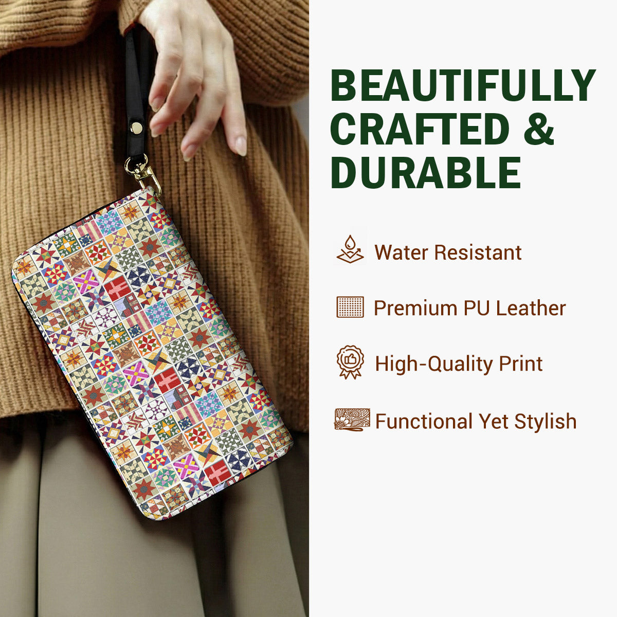 Sewing Lover Leather Wallet Quilt Blocks