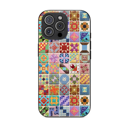 Sewing Lover Phone Case Country Garden Quilt Blocks