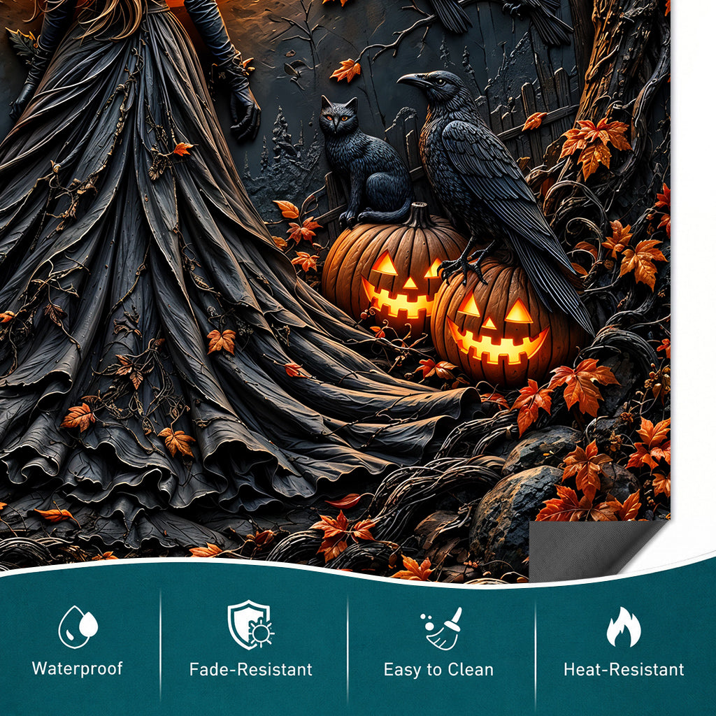 Witch Magnetic Dishwasher Cover Witching Hour Moonlit Forest