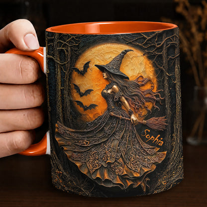 Witch of the Amber Moon Personalized Accent Mug Halloween Gift