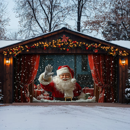 Christmas Garage Door Banner Decoration - Shineful Garage Door Banner Decoration - Santa Spreading Christmas Cheer