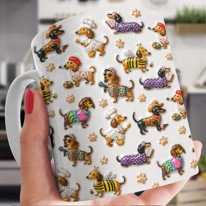 Dachshund 11Oz Mug Dashing Dachshund Dreams