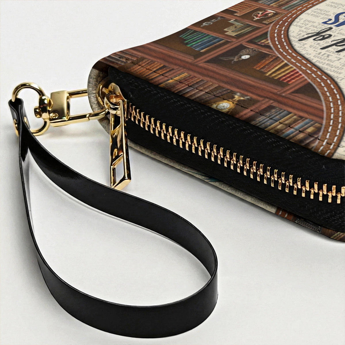 Book Lover Leather Wallet Personalized Be A Book Dragon