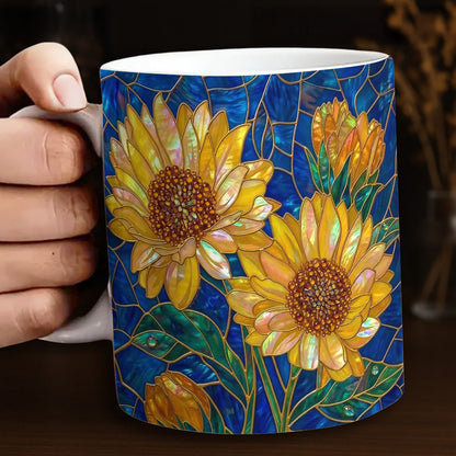 Sunflower 11 oz Mug 2D Print Golden Bloom