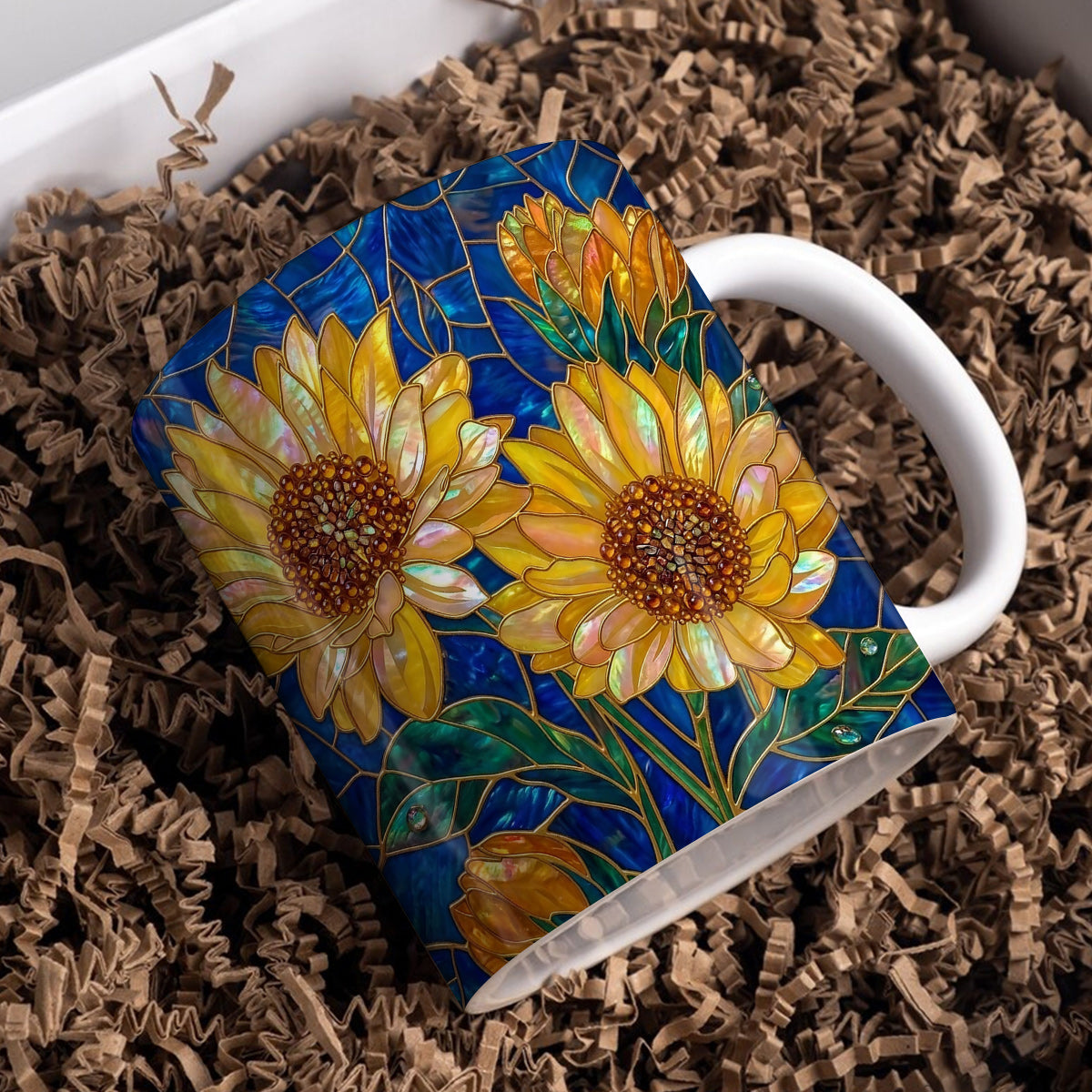Sunflower 11 oz Mug 2D Print Golden Bloom