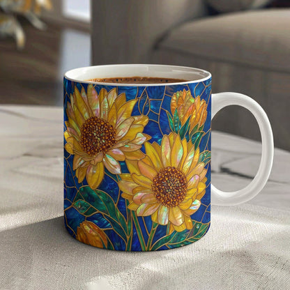Sunflower 11 oz Mug 2D Print Golden Bloom