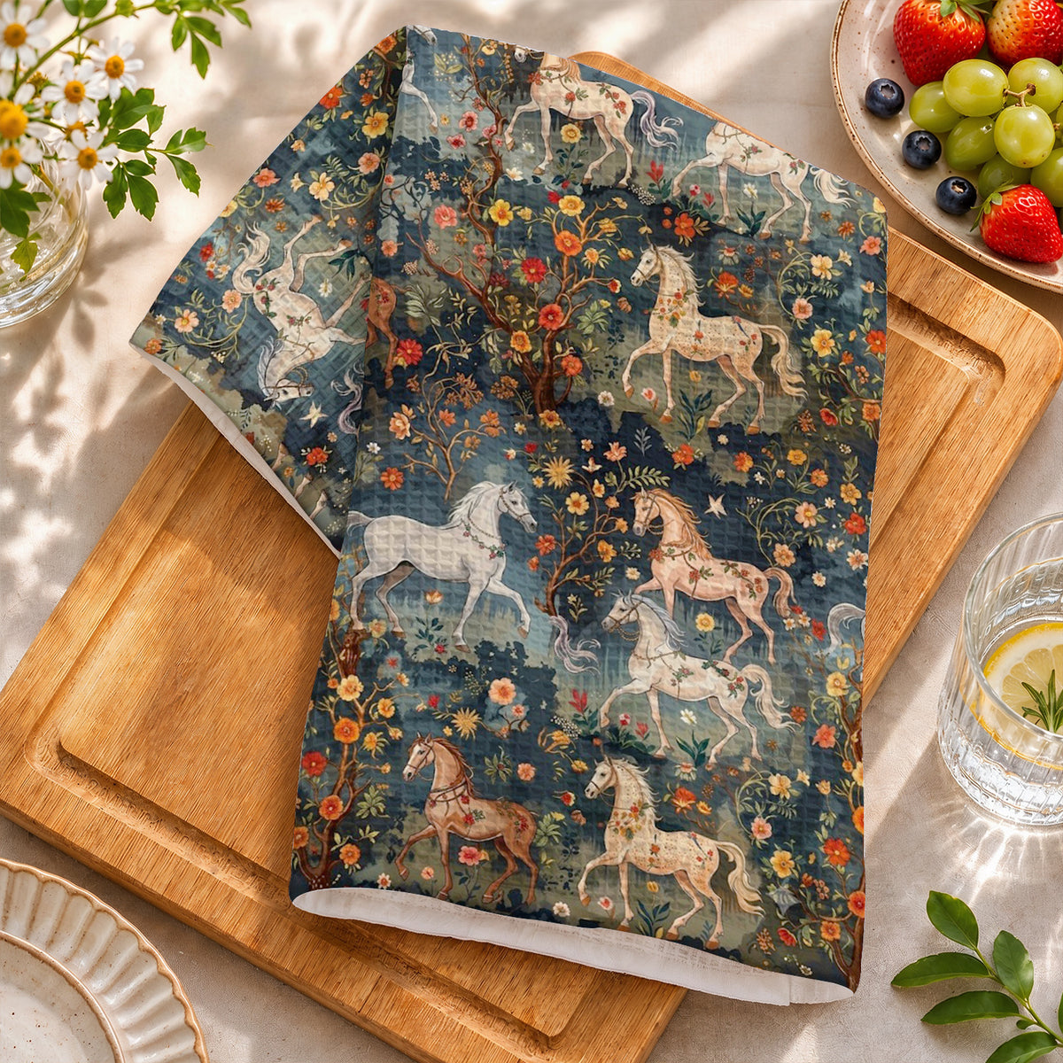 Horse Kitchen Towel Dance of the Divine Horses
