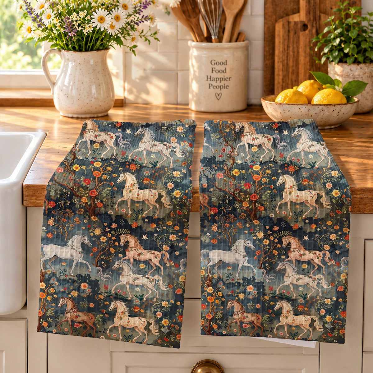 Horse Kitchen Towel Dance of the Divine Horses