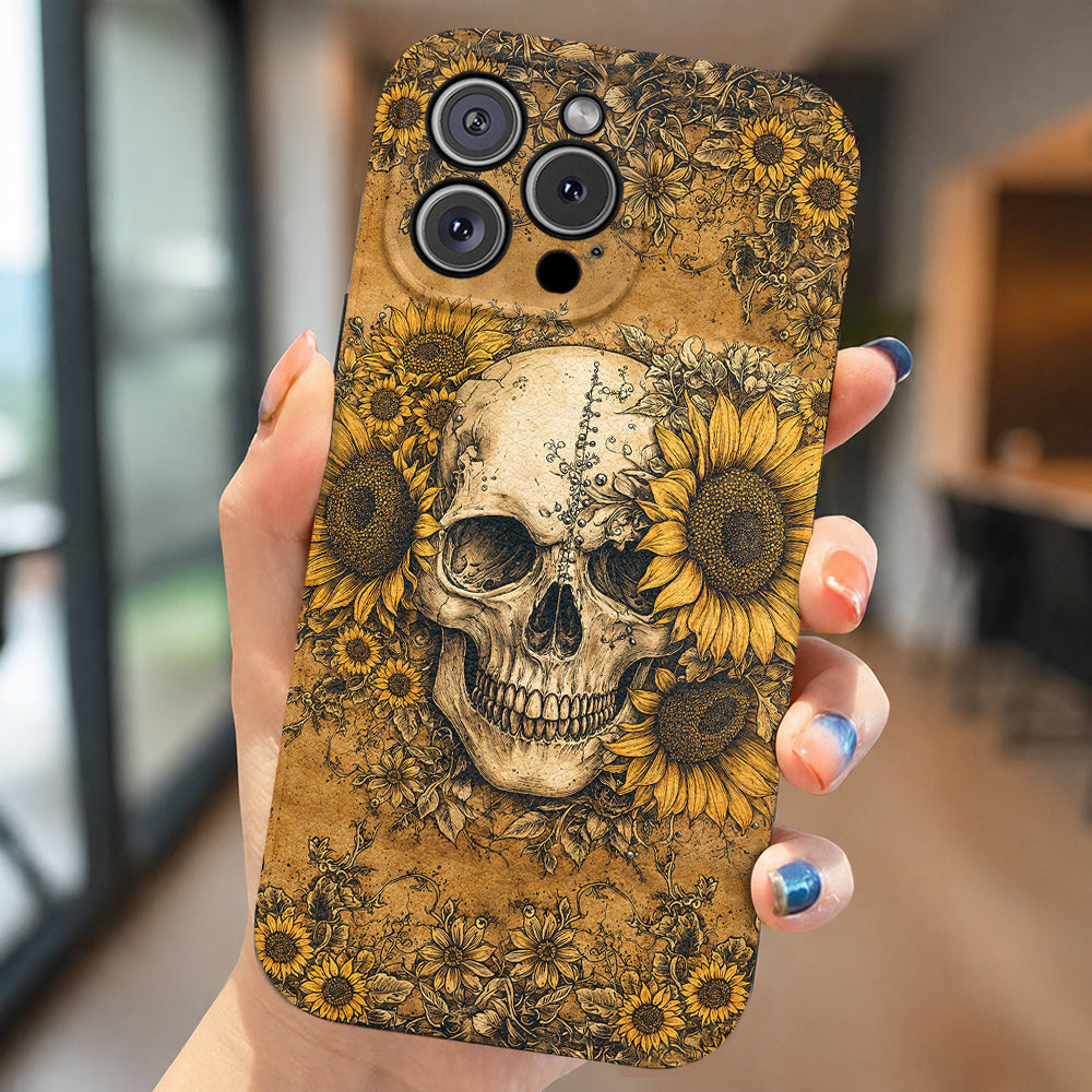 Eternal Skull Leather Phone Case