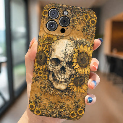 Eternal Skull Leather Phone Case