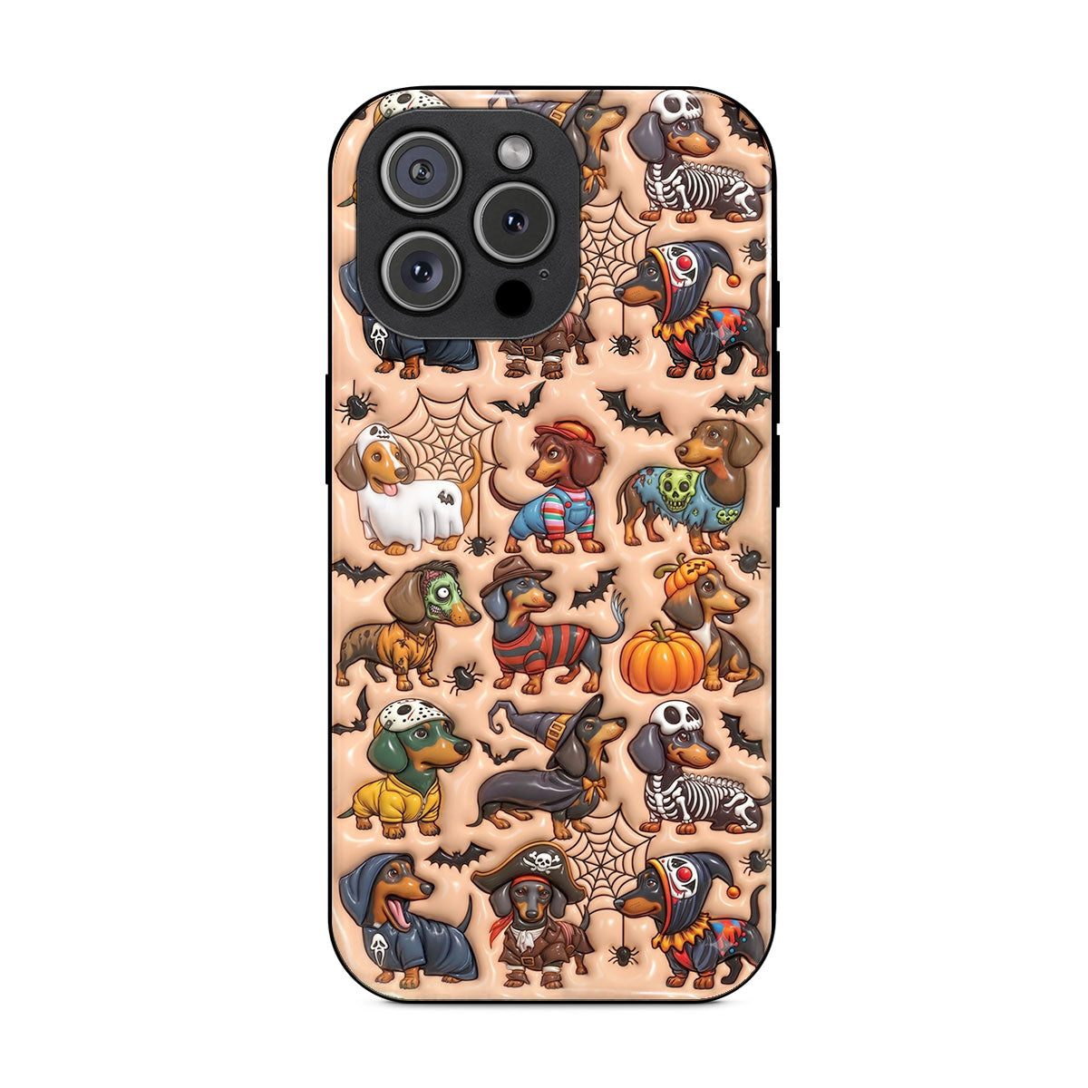 Spooky Sausage Squad Halloween Dachshund Phone Case
