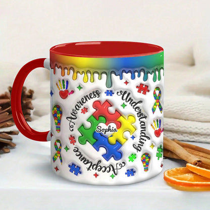 Autism Mug Personalized Awareness Understanding Acceptance