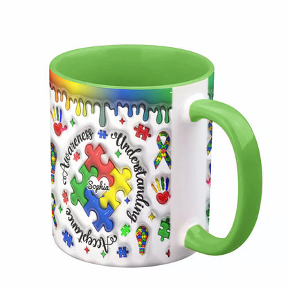 Autism Mug Personalized Awareness Understanding Acceptance